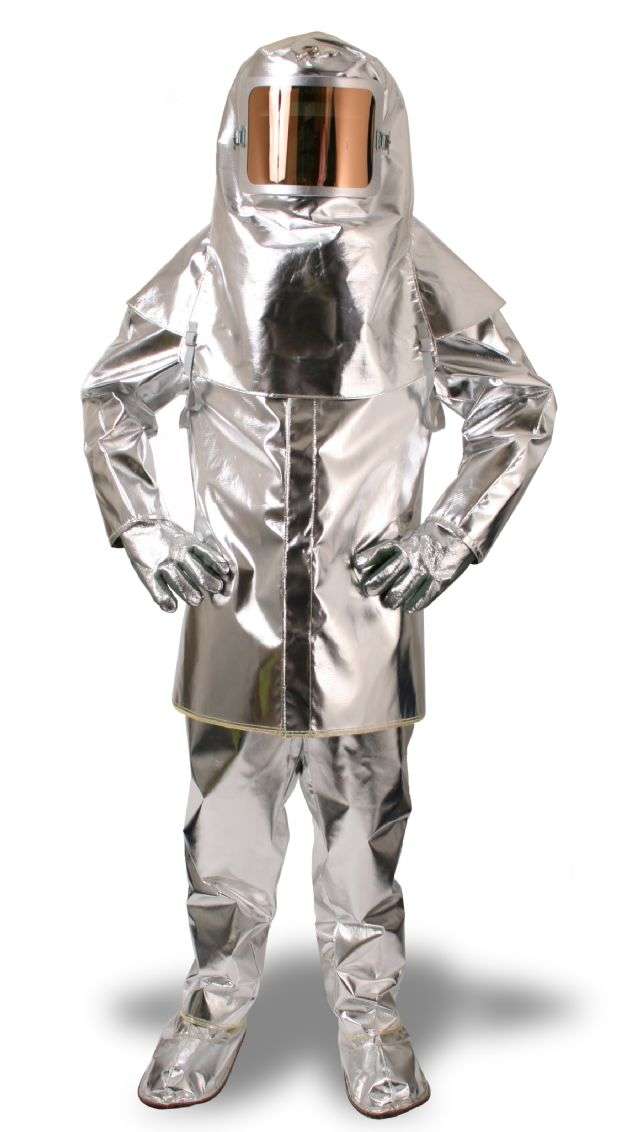 Three Piece Aluminized Approach Proximity Suit - Aluminized